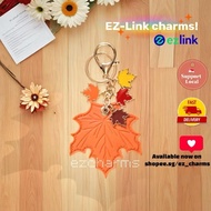 Maple Leaf EZ-Link Charm Bus MRT Customise Leather Charm (Exp: 2030)