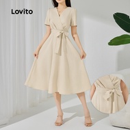 B123-2-Elegant Lace-up Dress-DRB123P1D221  B123-2-Gaun tali elegan-DRB123P1D221