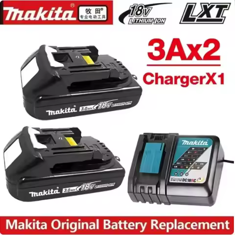 Makita battery 18V, 3Ah 5Ah 6Ah 9Ah, Rechargeable 18650 Battery, 3000mAh BL1830B BL1860B, for makita