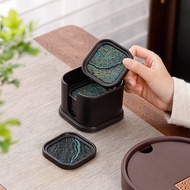 布艺茶杯垫 6-Pack Fabric Coasters for Drinks, Premium Heat-Resistant Cup Pads, Tea Table Coaster Set, VGA