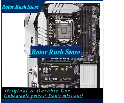 RoRuSASRock H170 Pro4/Hyper Motherboar LGA 1151 DDR4 2133 64GB Support I7-6700 I5-6500 I3-7300 G4600