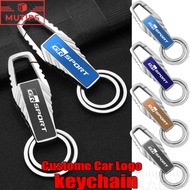 Toyota GR Metal Alloy Key Ring Laser Engraving Custome Car Logo Keychain Simple Key Chain For 86 Yar