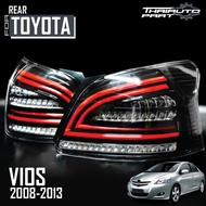 มีของพร้อมส่ง ไฟท้ายแต่ง LED รุ่น โตโยต้า วีออส TOYOTA VIOS ปี 2007 - 2013 1 คู่ พร้อมชุดสายไฟ กดเลื