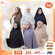 Flash Sale ️ Nisma Jumbo Non Pet Plain Hijab Bergo Ar Rafi Arrafi Best Seller ✅ Umrah Hijab Series
