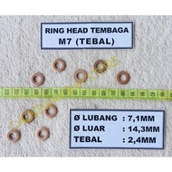 MESIN THICK COPPER HEADRing M7 FOR MOTORCYCLE ENGINES