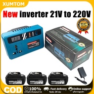 Power Inverter Portable and Efficient Lithium Battery Inverter Converts to AC Power Inverter Adapter