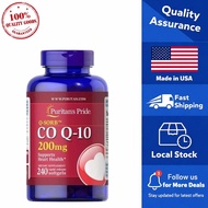 Puritan's Pride COQ10 200mg 240 CoQ10 caps EXP:2028 Ready stock