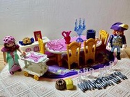 Playmobil 摩比 5145 絕版 公主 宴會廳 王宮 餐廳 王子 地毯 城堡（二手無盒）