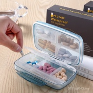 Storage Storage Box Large-Capacity Sealed Double-Layer Pill Box Compartment Pill Box Pill Box Portab