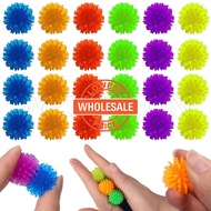 [Wholesale Price]2.5cm Mini Hedgehog Massage Ball / Yoga Foot Massage Ball / Adult Children Stress Relief Sensory Toys / Decompression Soft Squishy Squeeze Fidget