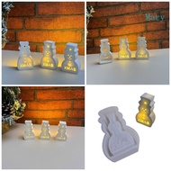 Mary Snowman Shape Crafting Moulds for Crafting Decorative  Holders and Gifts