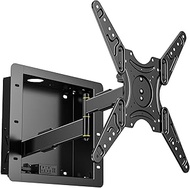 FORGING MOUNT Recessed in-Wall TV Mount,Low Profile TV Wall Mount,23 Inch Extended Arm Fits Screen S