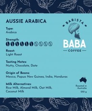 BARISTA BABA COFFEE - Aussie Arabica 咖啡豆(250G)