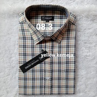 KEMEJA 08.men's short-sleeved shirt Regular checkered shirt