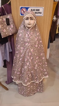MUKENA ANAKREMAJA DAN DEWASA BAHAN KATUN MIKRO MOTIF TERBARU TAHUN  2025 MOTIF KUDA PONI DAN HELLO K