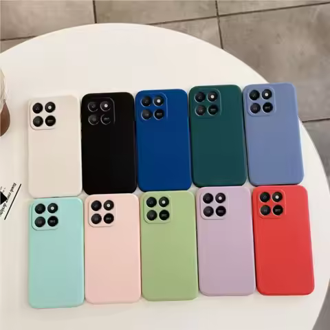 For Honor X7d 4G Case For Case for Honor 400 Smart 5G TPU Cover Liquid Silicone Soft Cases for Honor