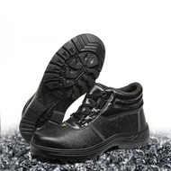 ♞Safety Shoes for Men Anti Slip Steel Toe Shoe High Cut Safety Boots Caterpillar Safety Shoes