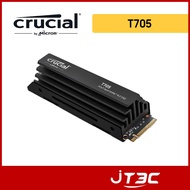 Micron Crucial T705 PCIe Gen5 NVMe M.2 SSD Solid State Drive (Including Radiator) 1TB