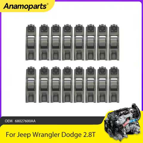 Engine Parts 16pcs Rocker Arms Fit 2.8 T For 2007-2018 Jeep Liberty Wrangler JK KK Dodge Nitro KA 2.