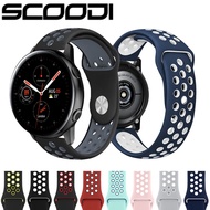 Silicone Strap for Samsung Galaxy Watch Active 2 40mm 44mm Gear S2 Sport Replacement Bracelet Watchband for Galaxy Active strap