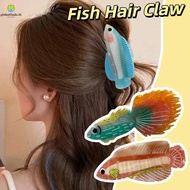 LFINDS Guppy Hair Claw, Korean Style Fish Silver Arowana Shark Clip, Hair Accessories Acrylic Contra