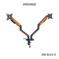 ERGONOZ ขาตั้งจอคอม แขนจับจอ ขาตั้งจอ ขาตั้งจอคอมพิวเตอร์ Monitor Arm รุ่น BLAZE สำหรับหน้าจอ 17 - 32 นิ้ว