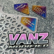 Emblem titanium cover radiator HRC VARIO 125/150/160 PCX TITANIUM LIQUIMOLY P TITANIUM HRC TITANIUM