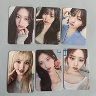 Ive Ive Mine Loved IVE Ver. PhotoCard Kpop Yujin Rei Gaeul Liz Lesseo Wonyoung Photo Cards 6 Per Set