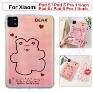 For Xiaomi  Pad 5  Pad 5 Pro Xiaomi Pad 6 Pad 6 Pro 11inch TPU Laser Painted Anti-fall Tablet Protective Case