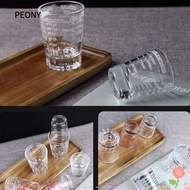 PEONIES Espresso Shot Glass, 60ml Heat Resistant Shot Glass Measuring Cup, Espresso Essentials Universal Measuring Shot Glass