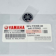 Yamaha RXZ Catalyzer 5PV Sticker Logo Meter Emblem Meter Original (5PV-F836B-00)