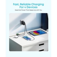 IPHONE Anker Zolo Charger 50W 4 Port Adapter 30W 20W Output 2 USB Type C and A for iPad MacBookiphon