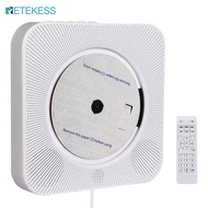 Retekess TR609 Wall Mounted CD Player Surround Sound FM Radio Bluetooth USB MP3 Disk Portable Music Player Remote Control Home