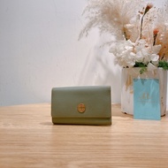 Chanel 香奈兒綠色金釦鑰匙包 Key Holder Green X GHW