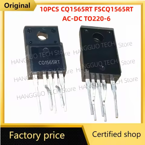 10PCS CQ1565RT FSCQ1565RT AC-DC TO220-6
