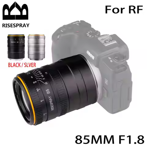New Version 85mm F1.8 Medium Telephoto Camera Lens for Canon R8 R10 R50 R5 R5C R6 R Ra RP Mark II R7