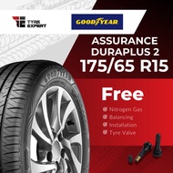 175/65R15 GOODYEAR Assurance Duraplus 2 (With Delivery/Installation) Honda City Jazz tyre tayar