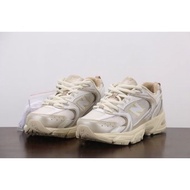 6EXO New NB 530 Cushioned Casual Low Top Running Shoes-Grey Pink