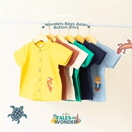 Ardenleon Wonders Aslan Boy Button Shirt