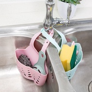 PVC Adjustable Colorful Stylish Hanging Basket/Sponge Holder Basket Organizer for Kitchen Sink