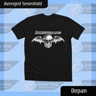 Avenged Sevenfold Deathbat Logo T-shirt - A7X Death Bat Logo shirt - Premium DTF Screen Printing Met