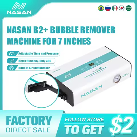 NASAN B2+ Air Bubble Removing Machine B2 Plus OCA LCD Screen Debubbler machine glass Bubble Remover 