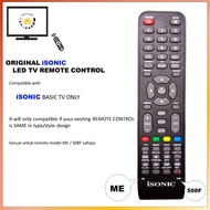 **ORIGINAL ** ISONIC 508F SERIES LED TV REMOTE CONTROL ME 508F