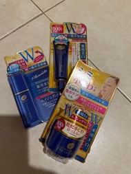 W 明色 美白抗皺 面霜 眼霜 精華