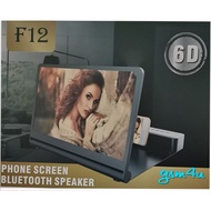 NEW F12 6D 12 inch mbobile phone screen amplifier with bluetooth speaker