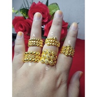 cincin anggur 1 suku lapis emas 24k