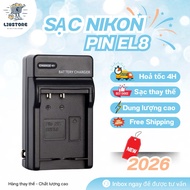 Nikon EN-EL8 Battery Charger Replacement for Coolpix P1 P2 P3 P4 P5000 P5100 S1 S2 S3 S5 S6 S7 S8 S9