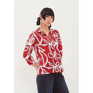 KEMEJA AKO Red Abstract Shirt | 14-4680