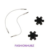 FASHIONHUBZ Audio Cable Splitter for Tablet MP3 MP4 1 Male to 5 Female 3.5 Jack 3.5mm Share Adapter
