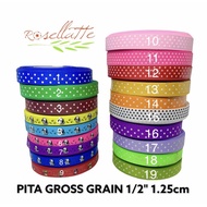 GROSS GRAIN POLKADOT RIBBON